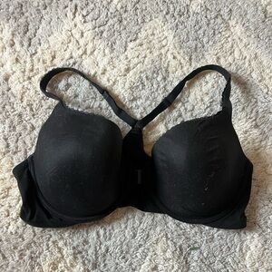 Victoria's Secret Body By Victoria Black Racerback Front Closure Bra